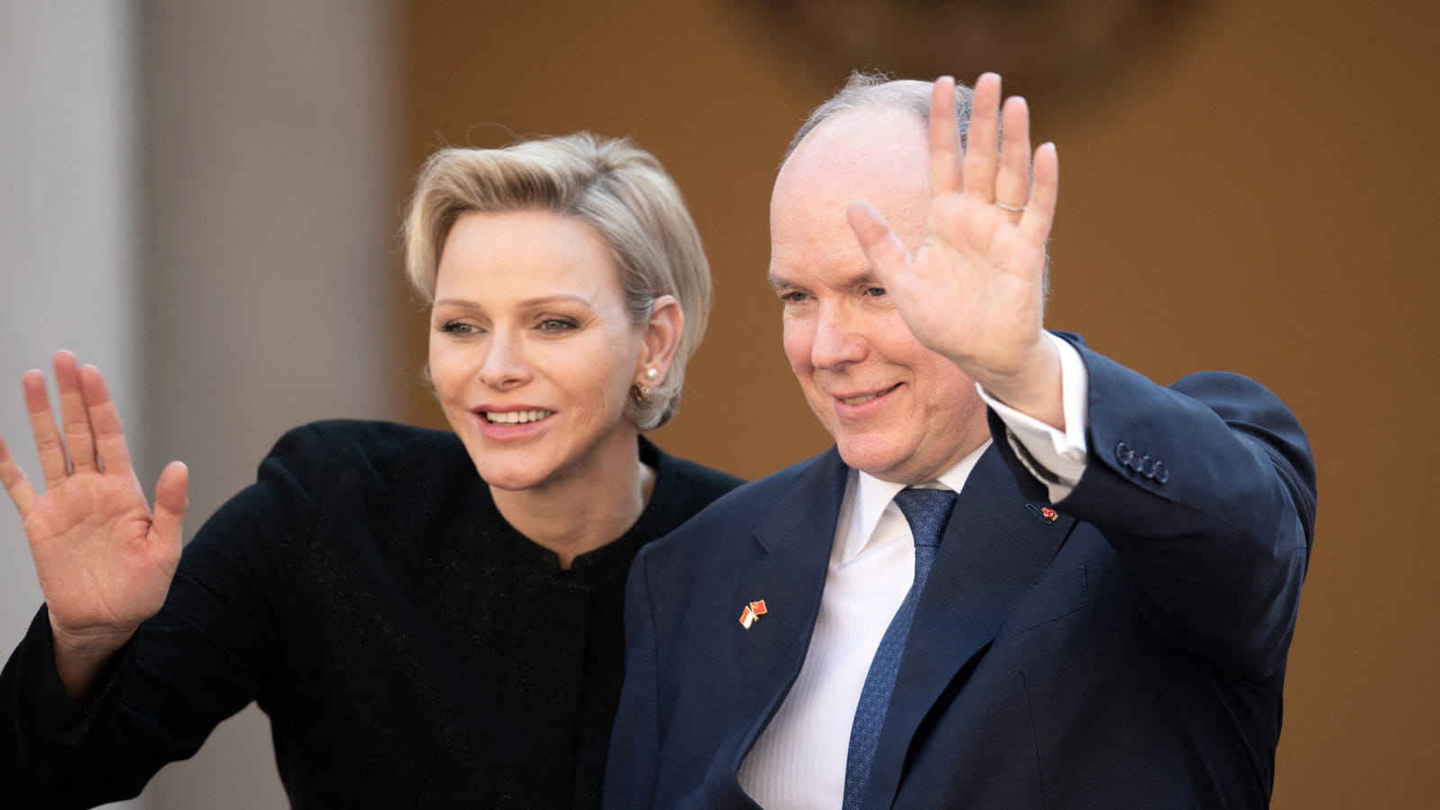 Charlene et Albert de Monaco