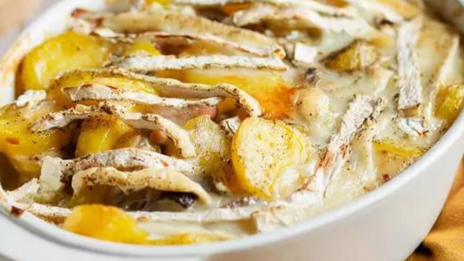 Tartiflette au chèvre-boîte
