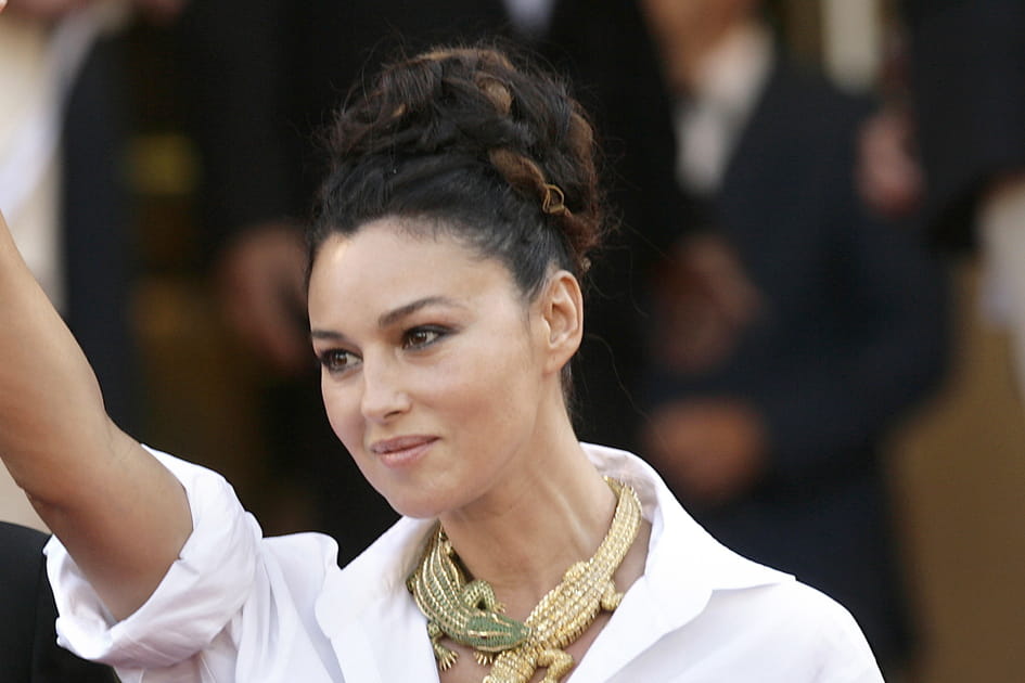 Le chignon de star de Monica Bellucci