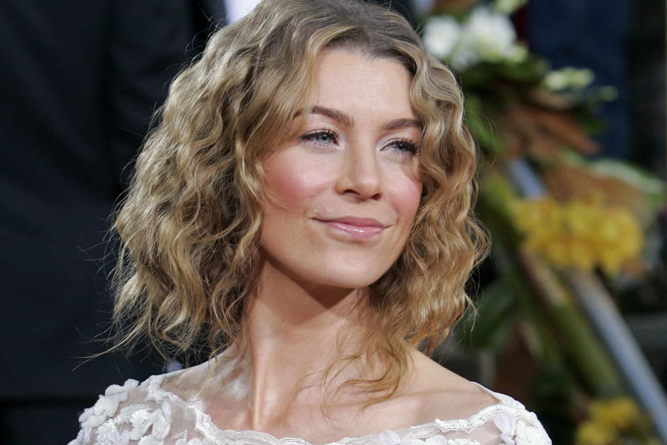 Les cheveux gaufr&eacute;s d'Ellen Pompeo
