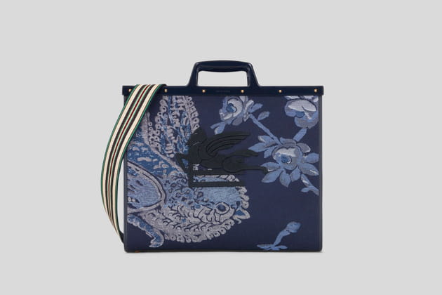 Sac à main en tissu jacquard