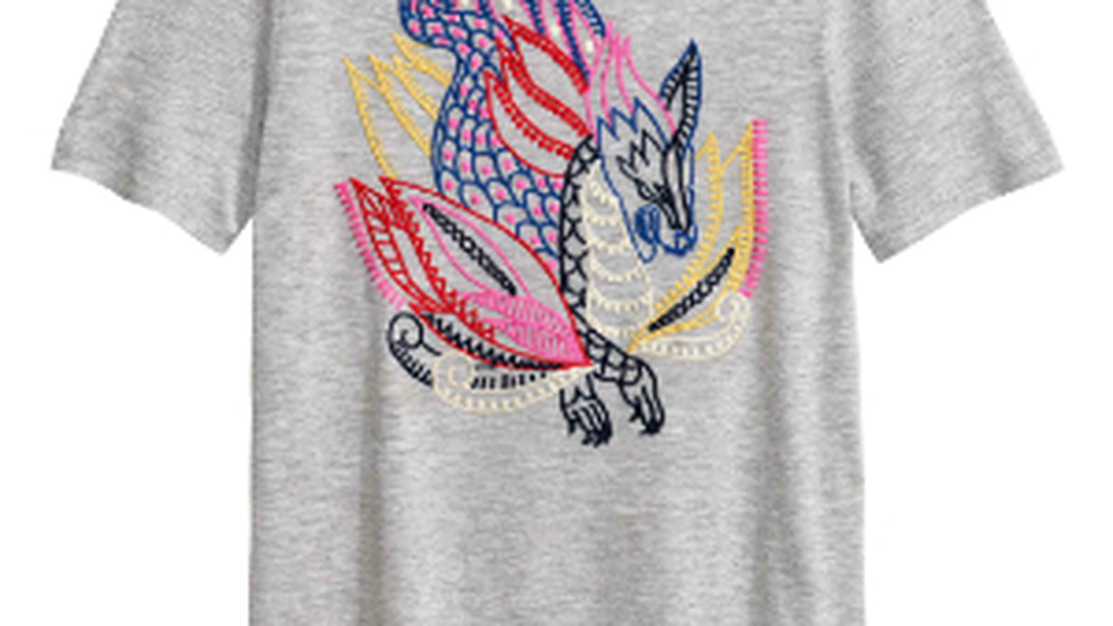 Top brodé H&M