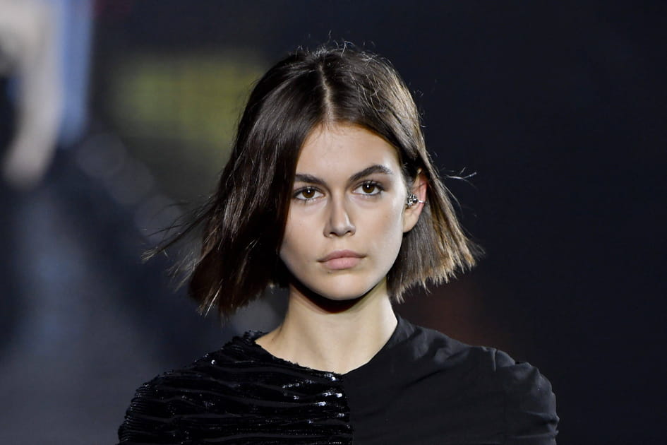 Le carr&eacute; lisse avec la raie au milieu