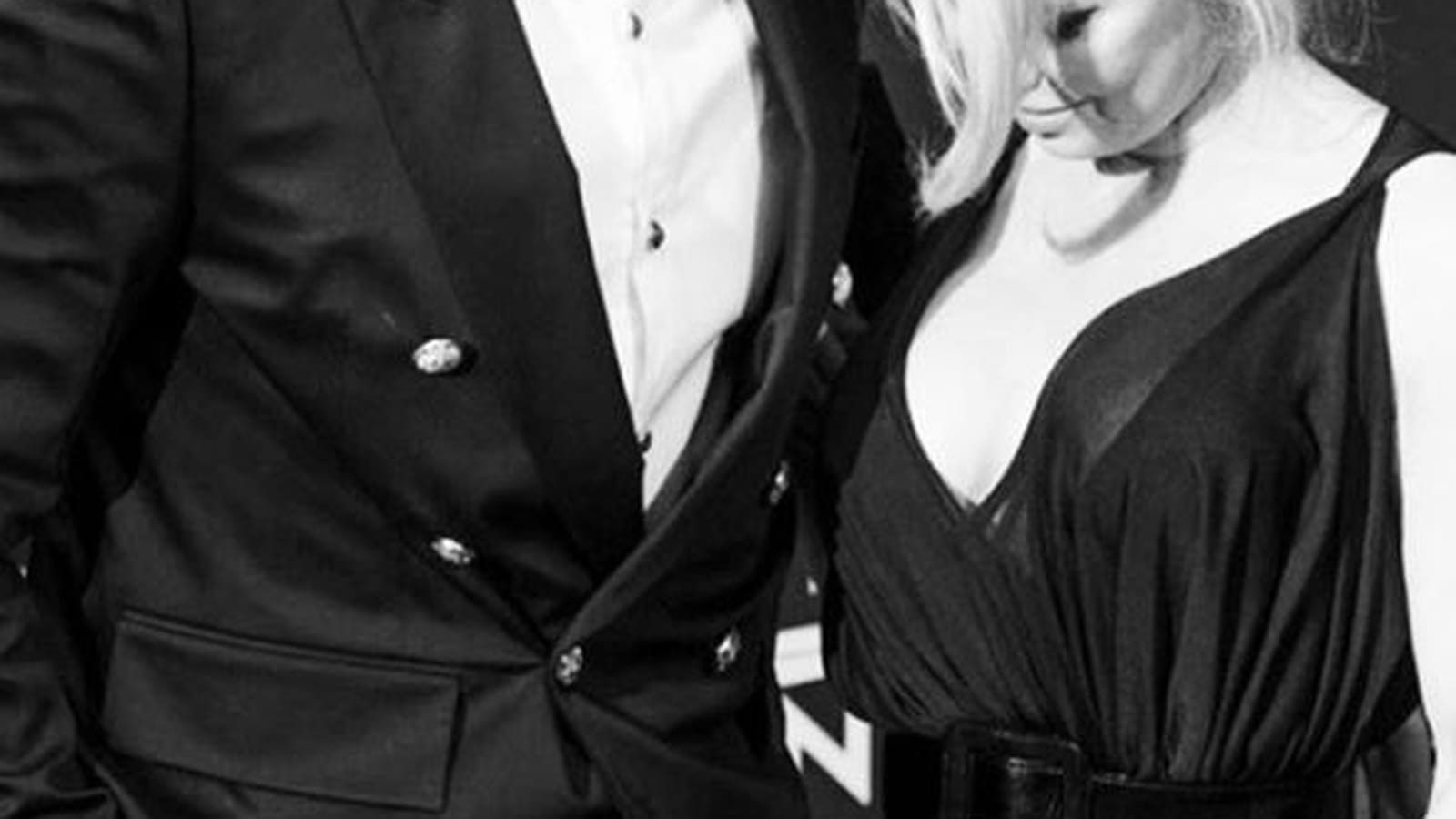 Adil Rami et Pamela Anderson