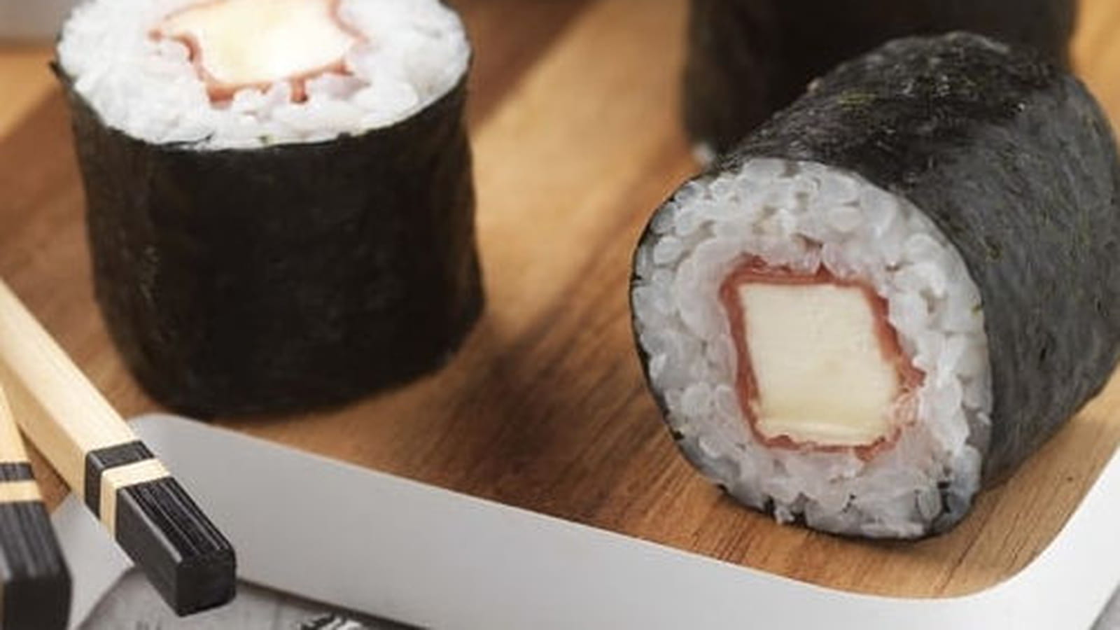 Maki au jambon cru et Pavé d’Affinois Original