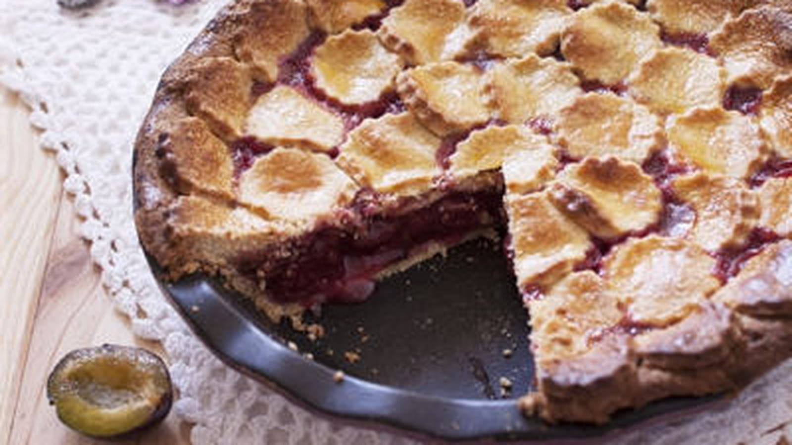 Tourte aux quetsches