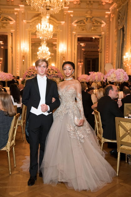 Juliet James Gordy et son cavalier Paul Lenain