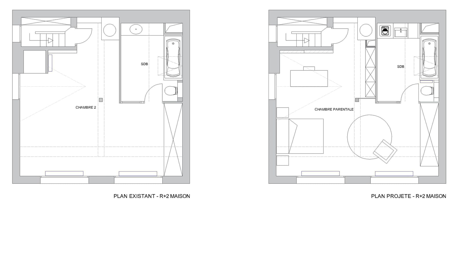 Plans 2nd étage