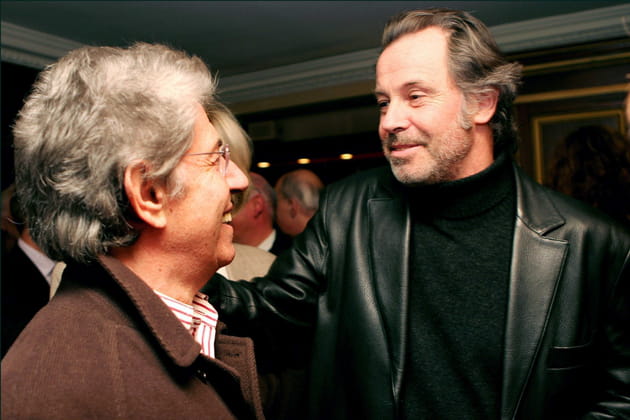En pleine discussion avec Michel Leeb, en 2005