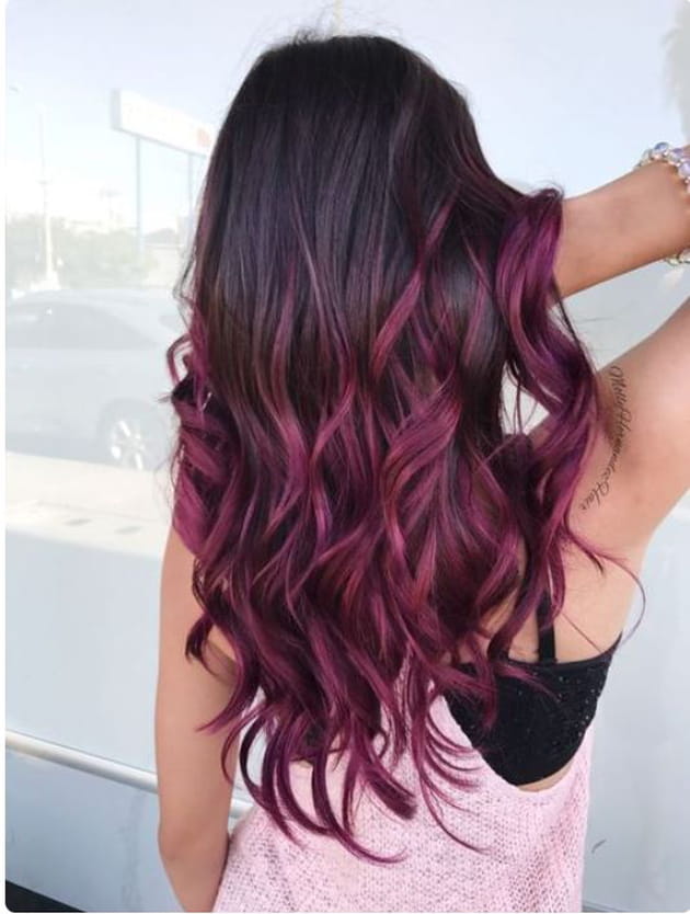 Ombré purple