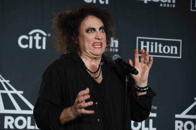 Robert Smith, chanteur de The Cure au Rock&Roll Hall of Fame