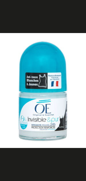 D&eacute;odorant bille Invisible &amp; Pur de O&eacute;