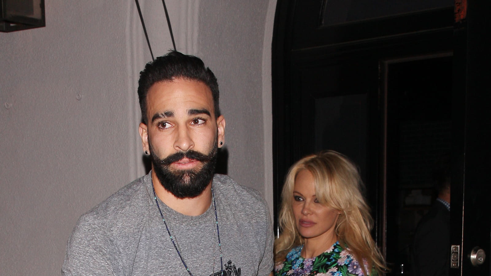 Pamela Anderson et Adil Rami 