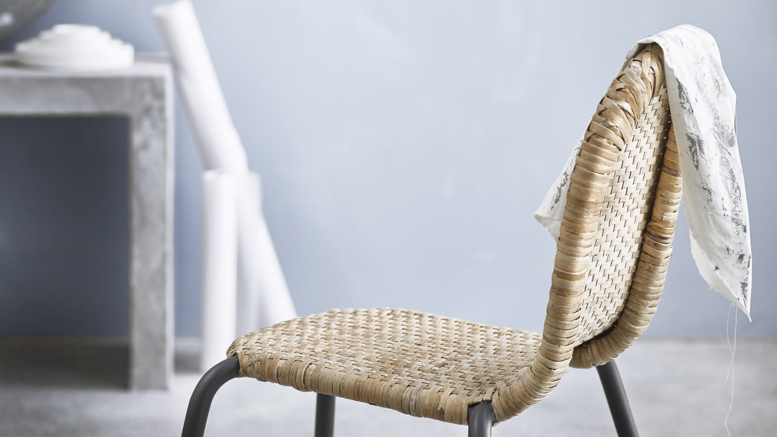 Chaise en rotin