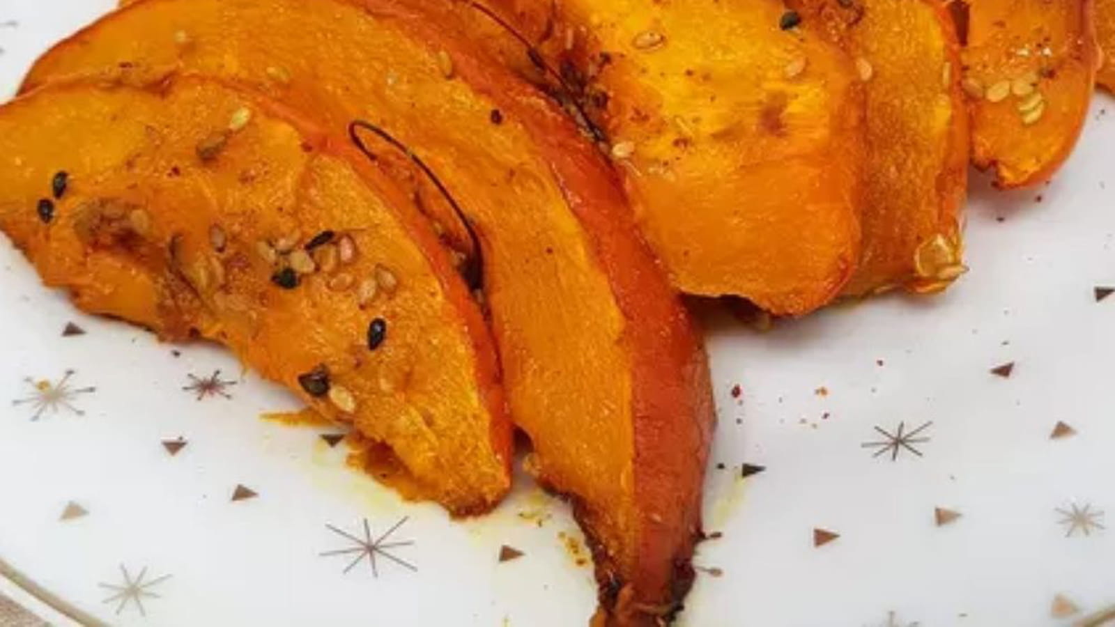 Potimarron rôti aux épices et sirop d'érable