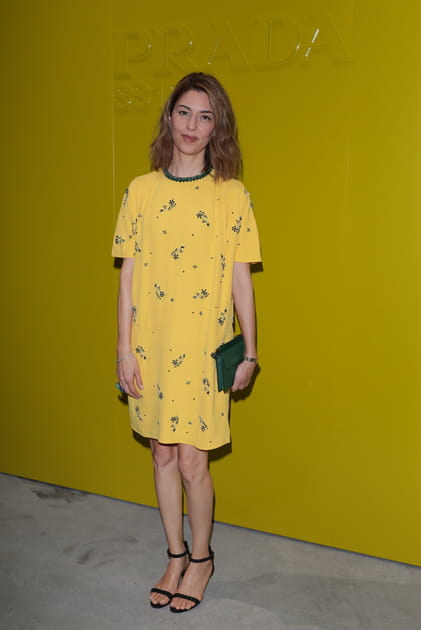Sofia Coppola au d&eacute;fil&eacute; Prada