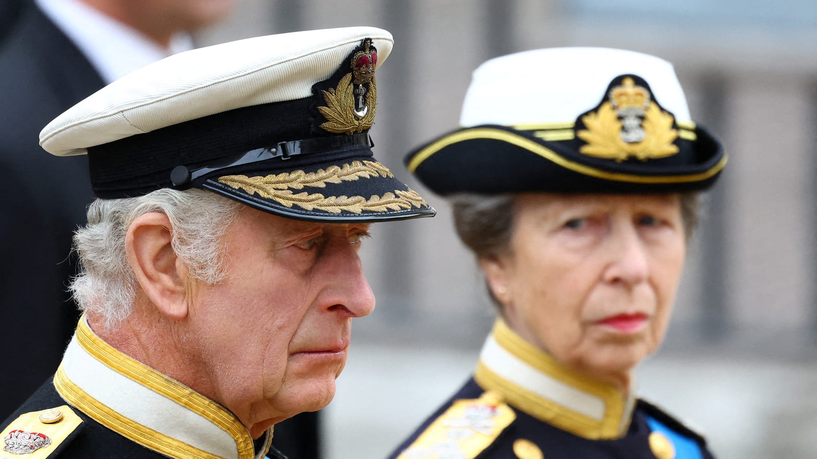 Charles III et princesse Anne