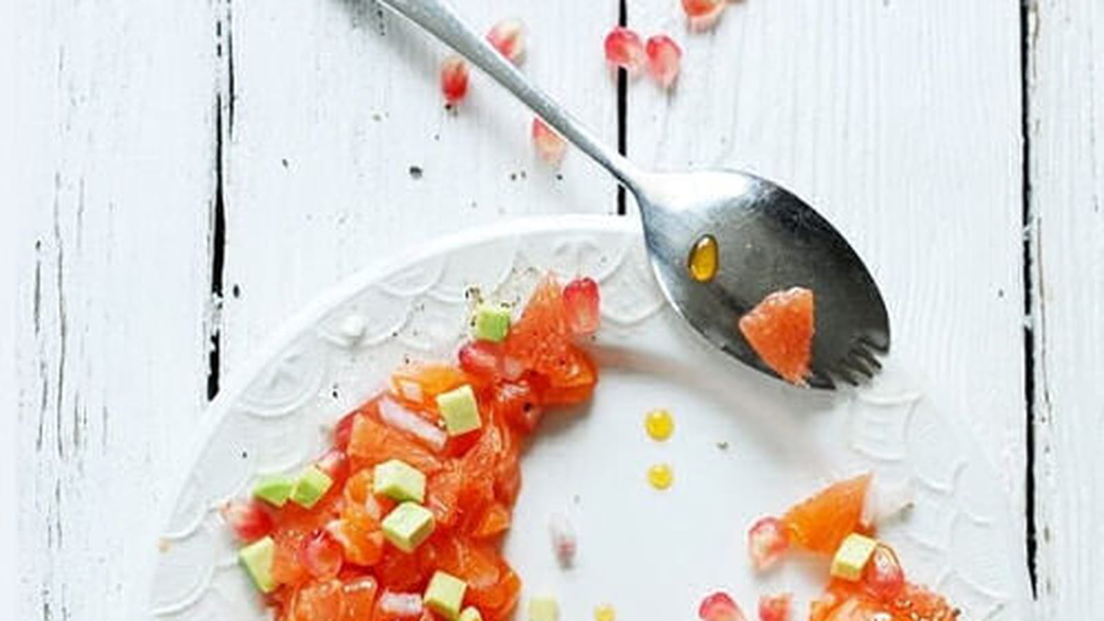 Tartare de saumon au pamplemousse