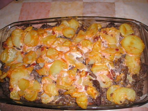 Gratin de boeuf et pommes de terre