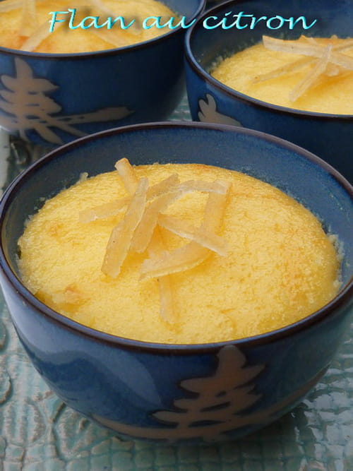 Flan au citron