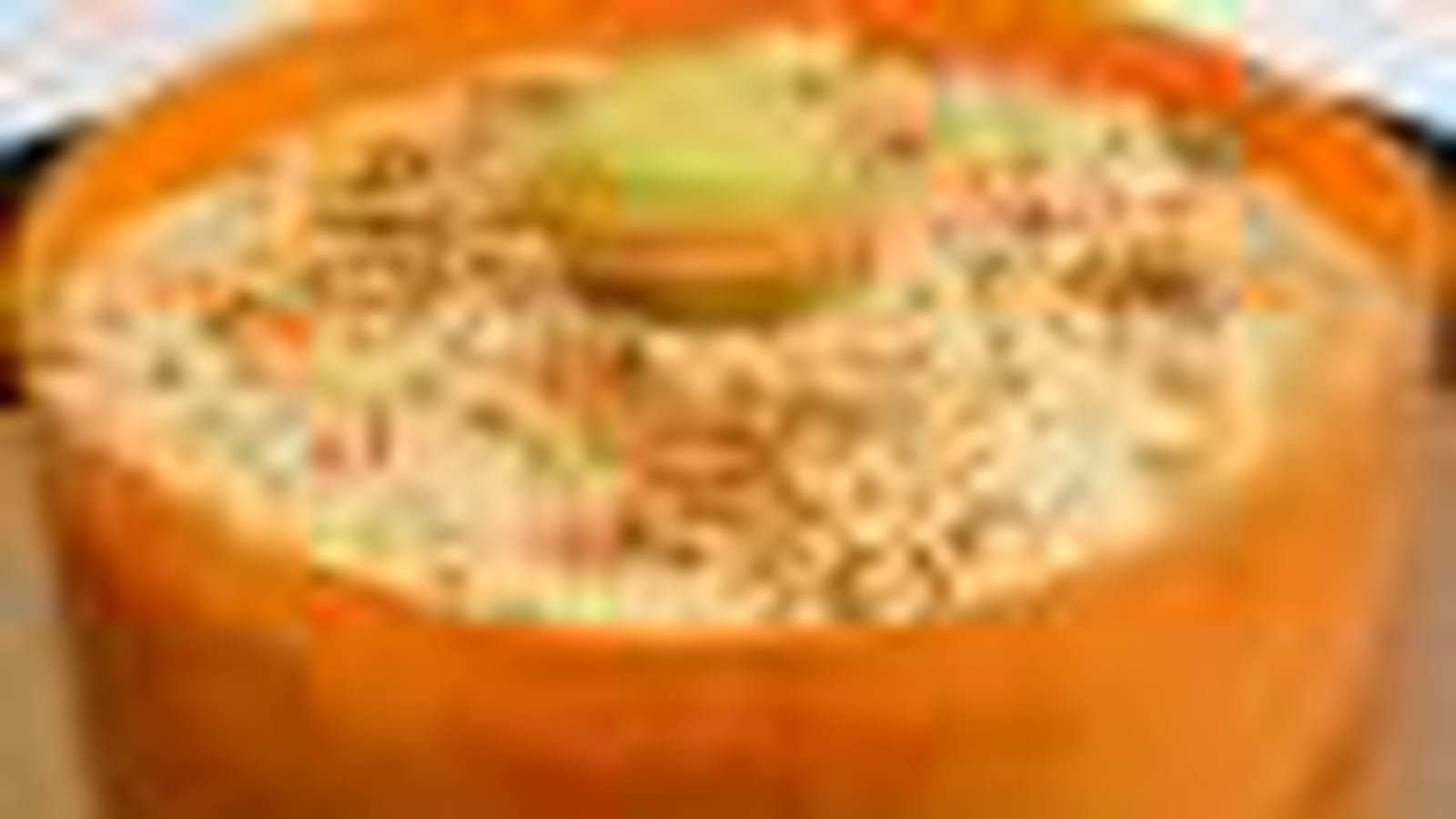 Entremets poire-caramel