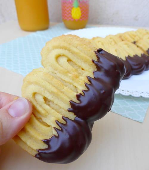 Sablés viennois ou Spritz vegan sans œufs et sans lactose