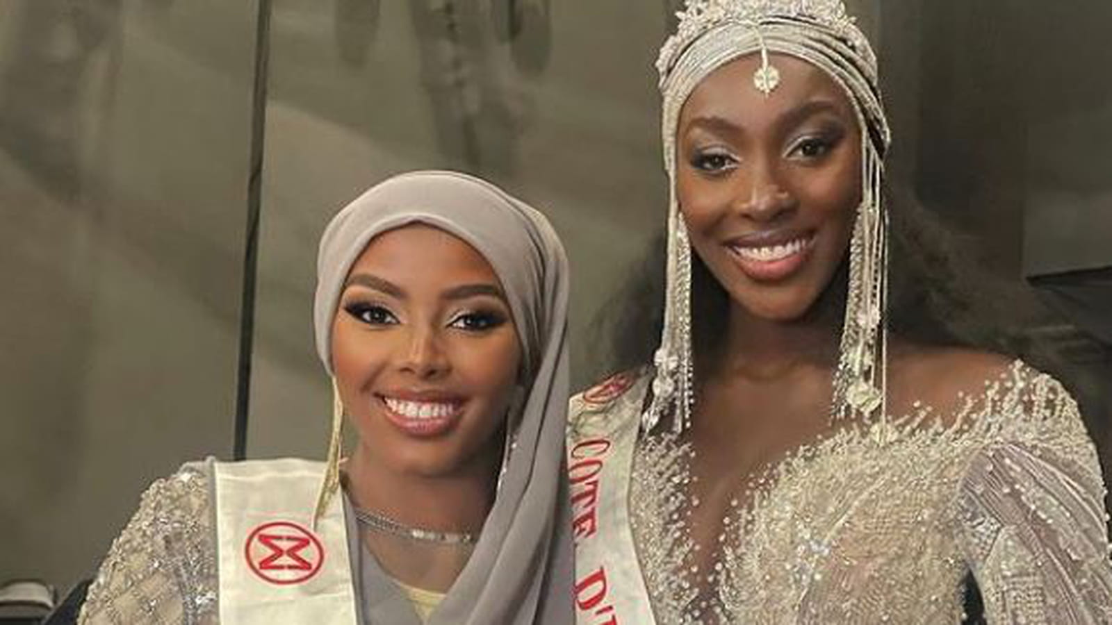 Miss Somalie et Miss Côte d'Ivoire