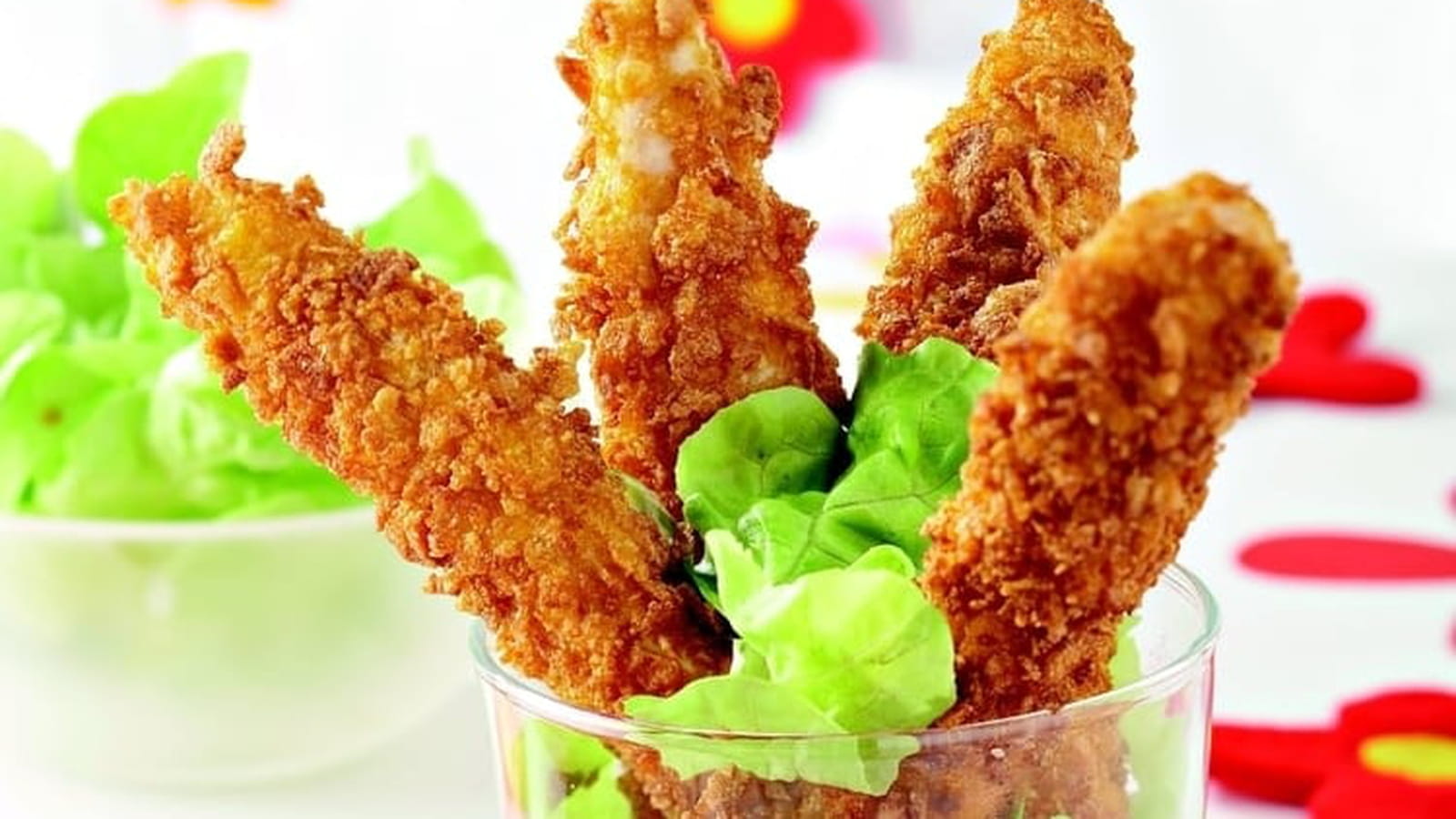 Bâtonnets de dinde aux corn-flakes