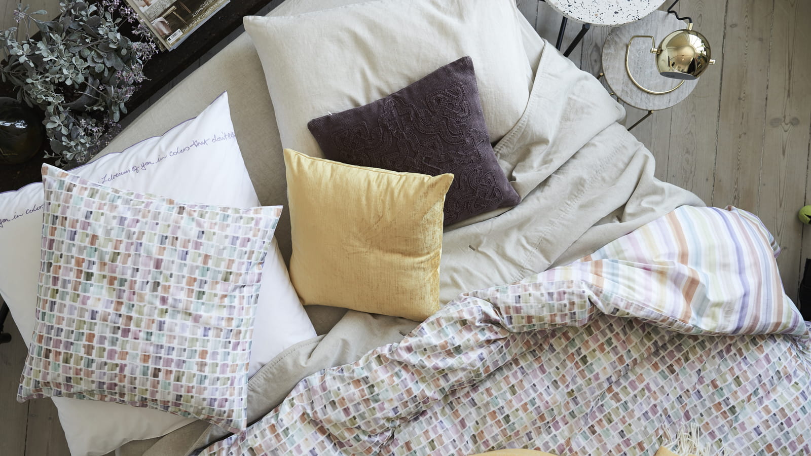 Housse de couette graphique