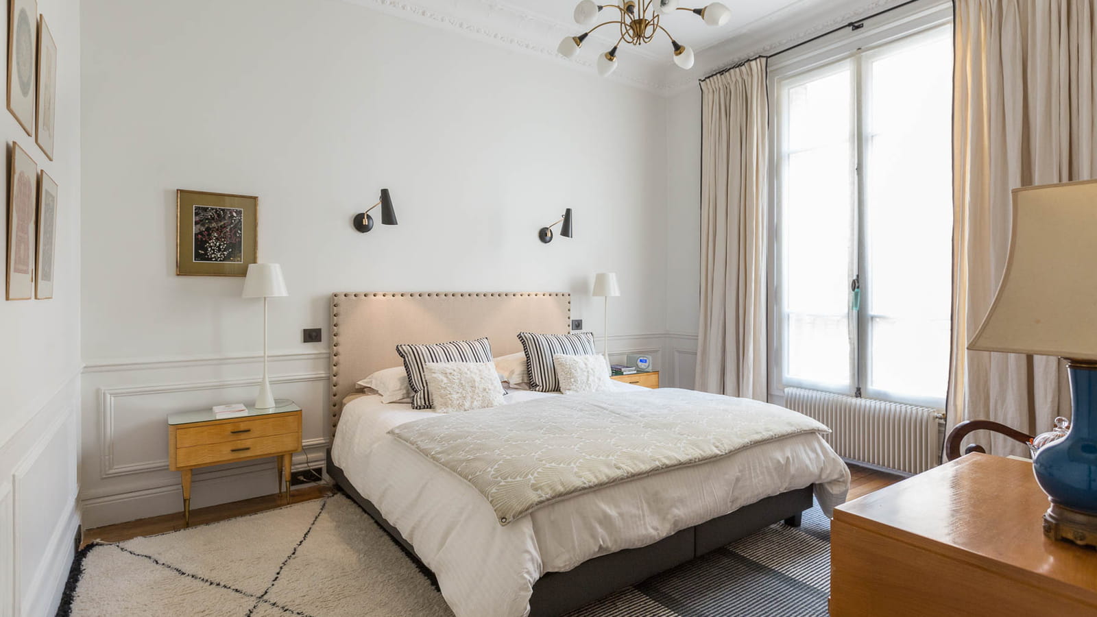 Chambre de style haussmannien 