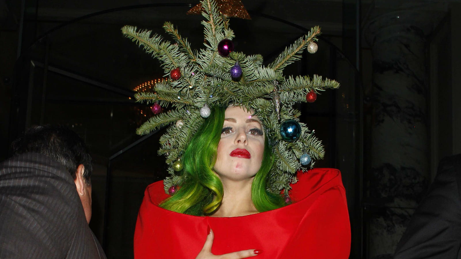 Mi-fraise, mi-sapin de Noël