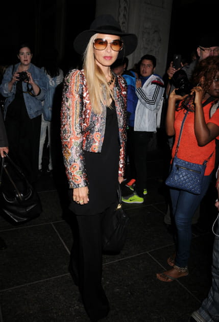 Rachel Zoe, ultra-look&eacute;e au d&eacute;fil&eacute; Oscar de la Renta