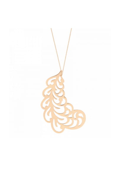 Collier "Jumbo Feather" de Ginette NY