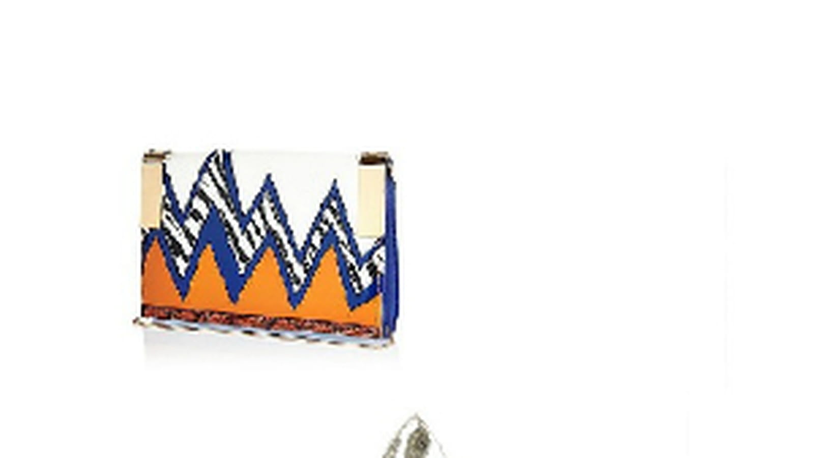 Pochette River Island et escarpins Topshop