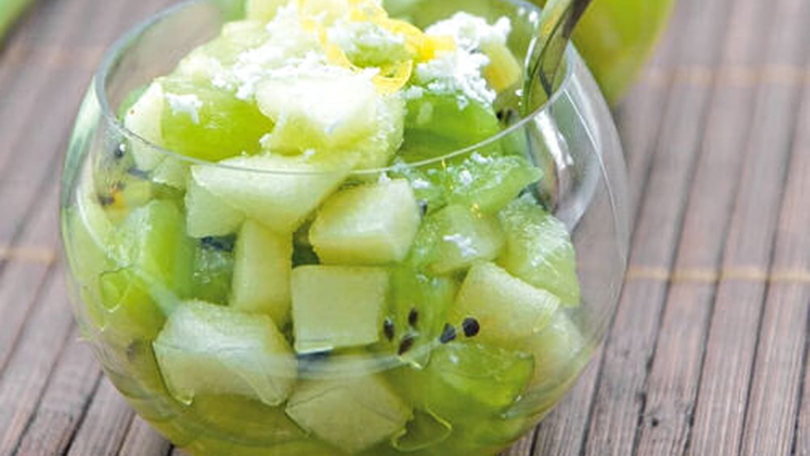 Verrine pomme-kiwi Oscar