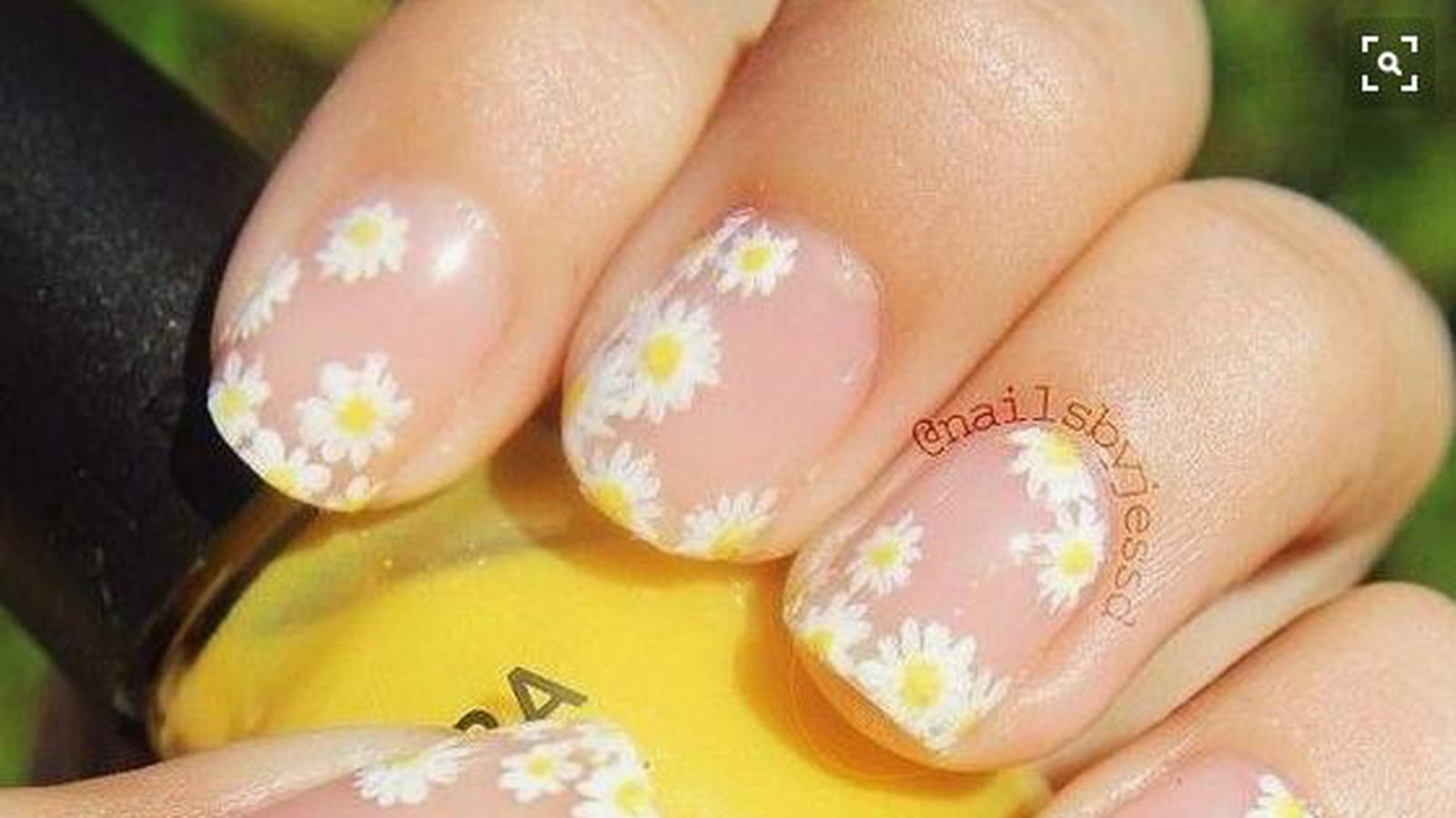 La manucure marguerites