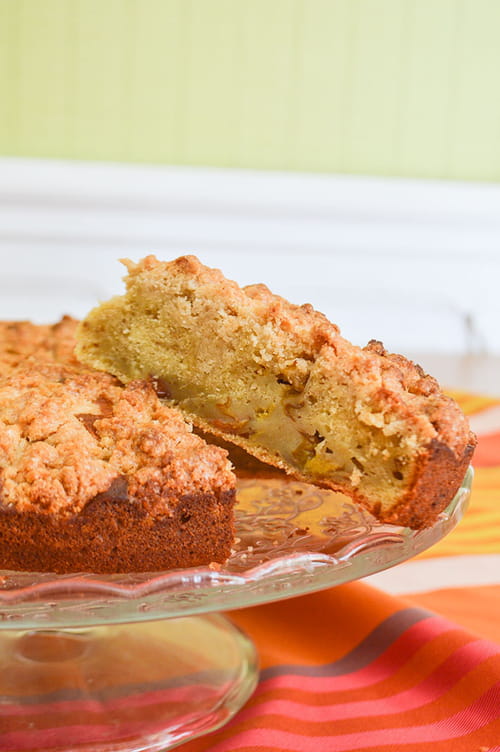 Crumble cake aux mirabelles