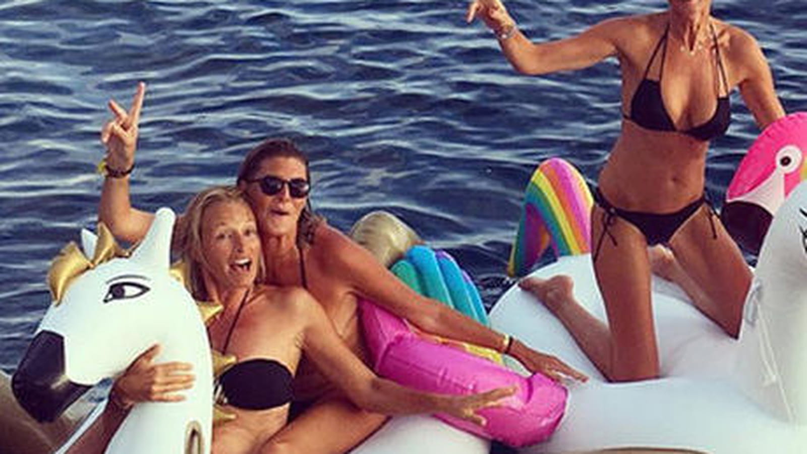 Laeticia Hallyday et Estelle Lefébure