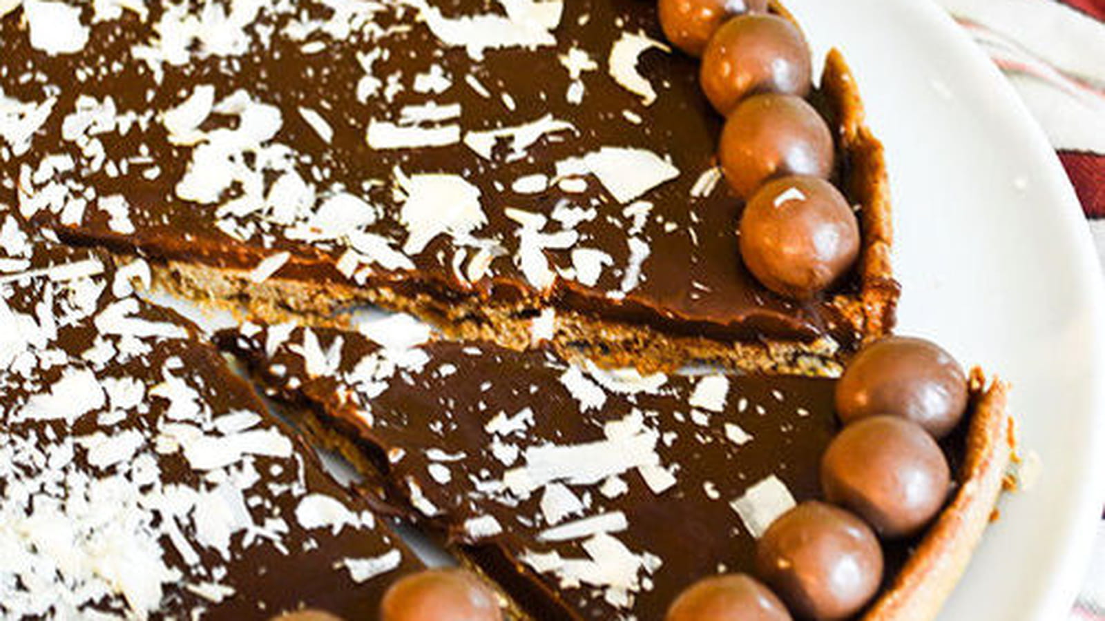 Tarte chocolat au lait et maltesers
