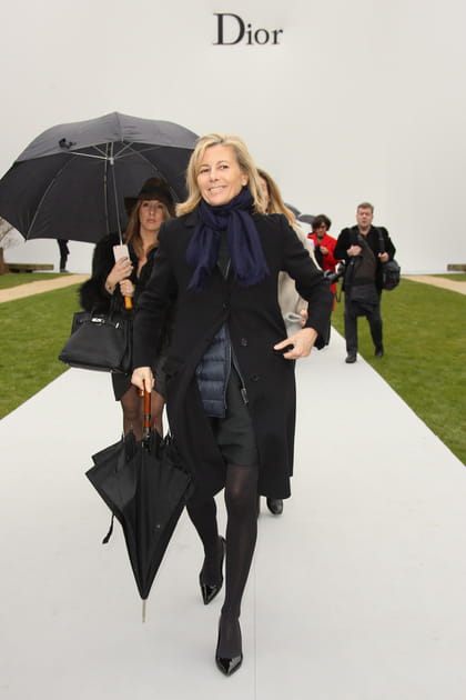 Claire Chazal, pressée au défilé Christian Dior Couture