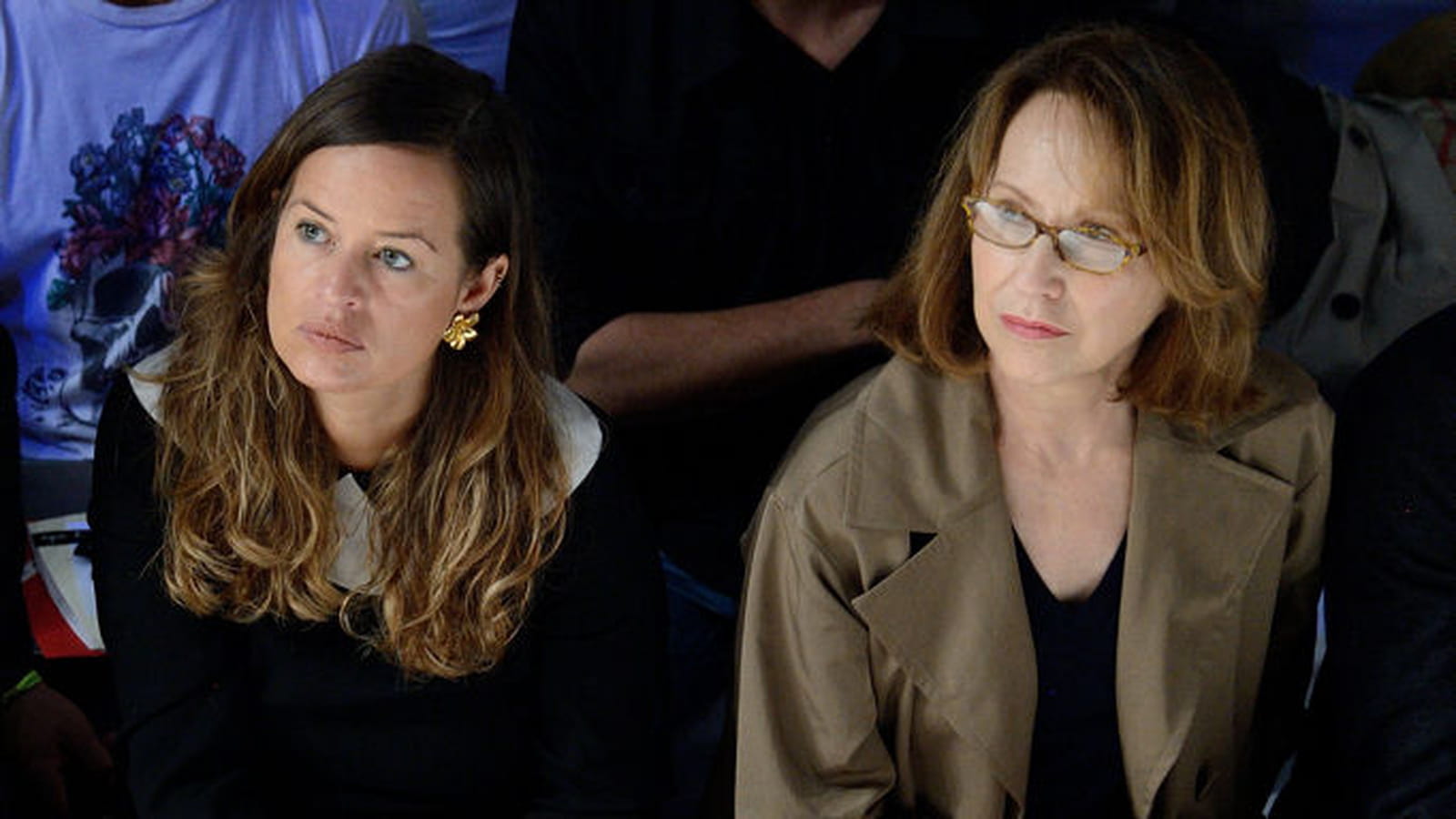 Jade Jagger et Nathalie Baye