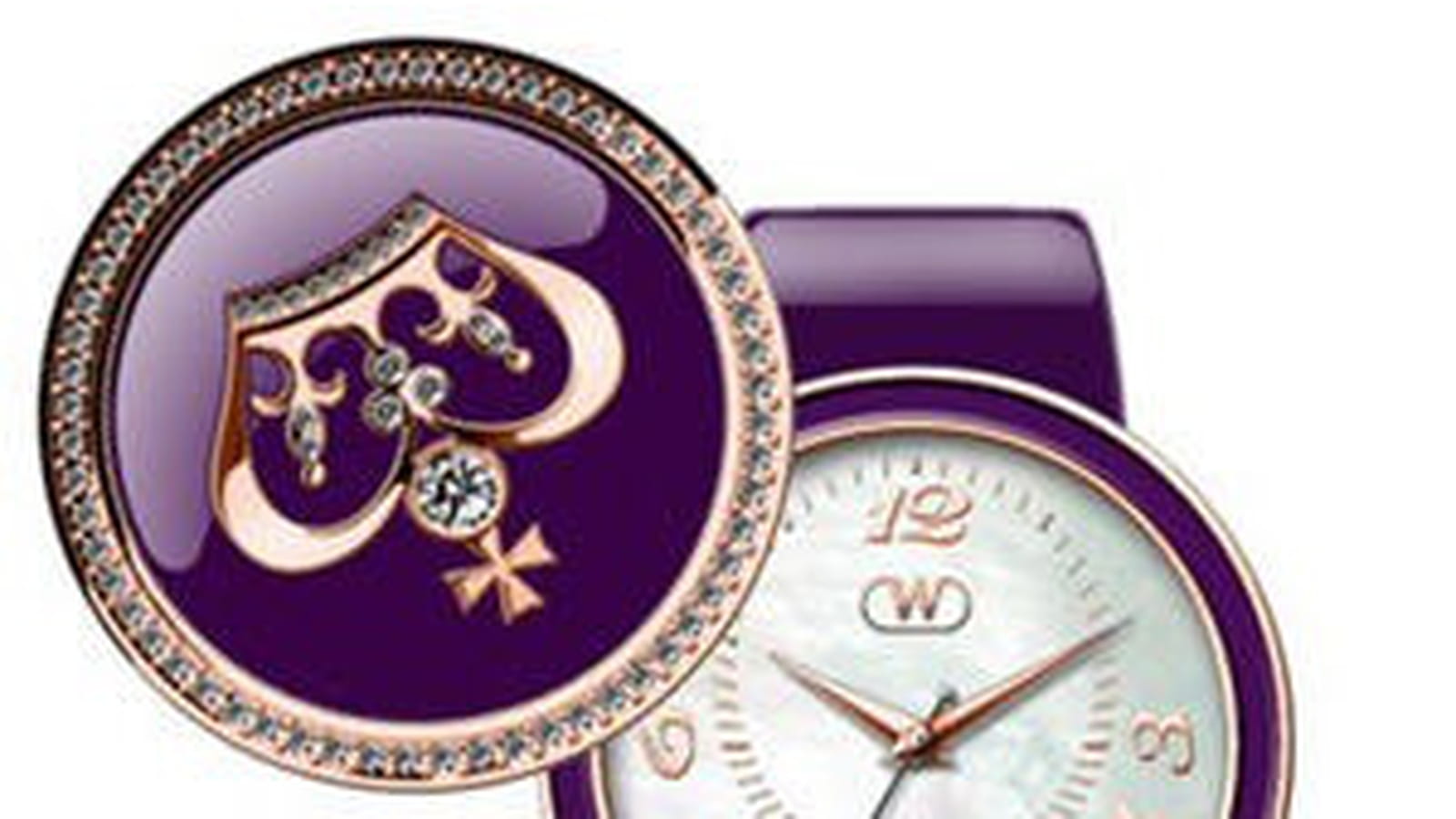 Montre "Corona" violette de Wintex