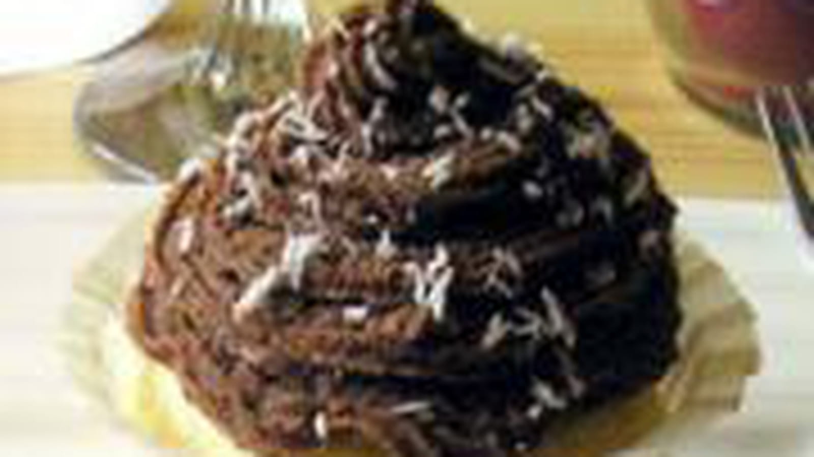 Cupcake coco-chocolat au lait