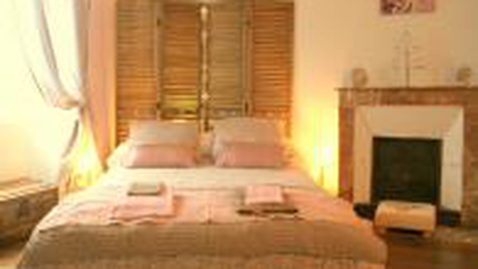 Chambre romantique tamisée