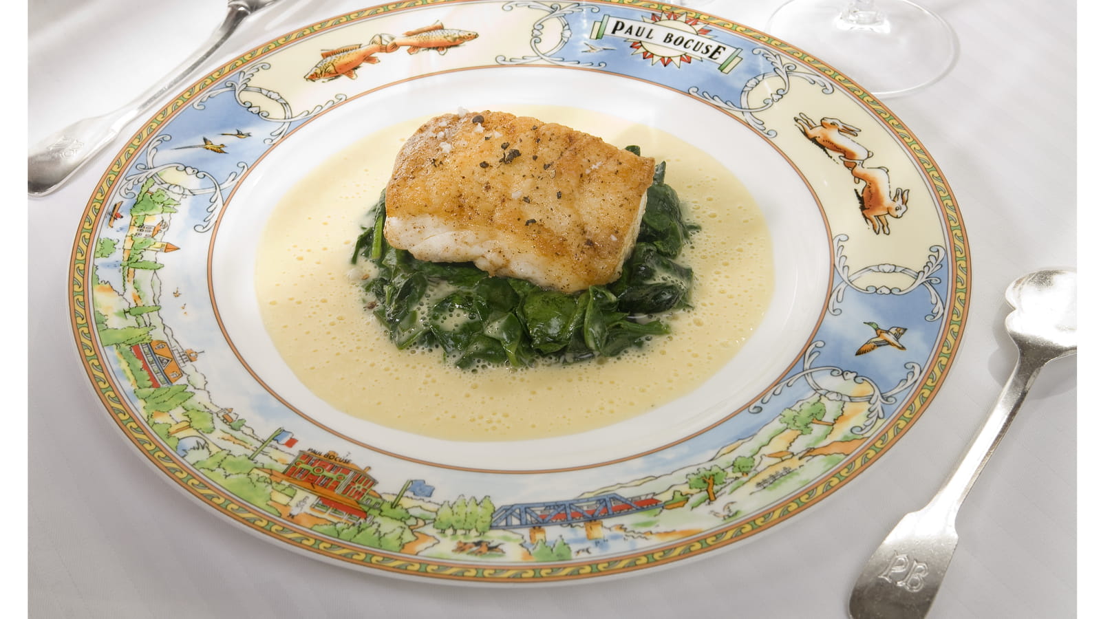Turbot, sauce champagne