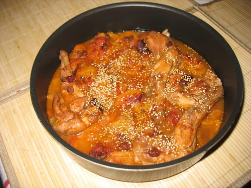 Lapin aux abricots façon tajine