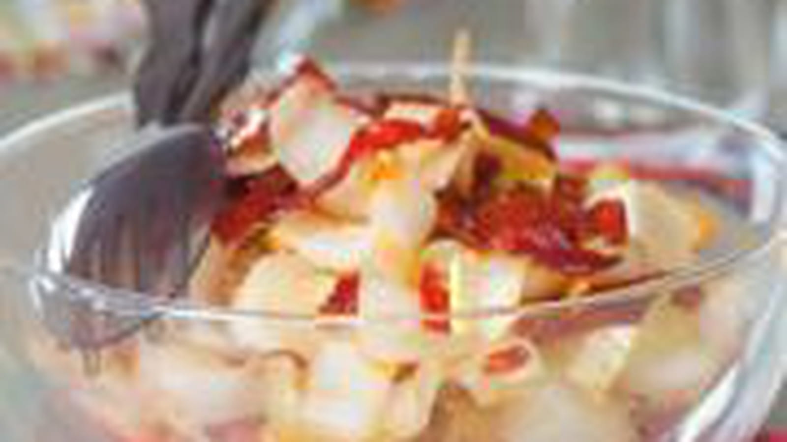 Salade d'endive au chorizo croustillant 