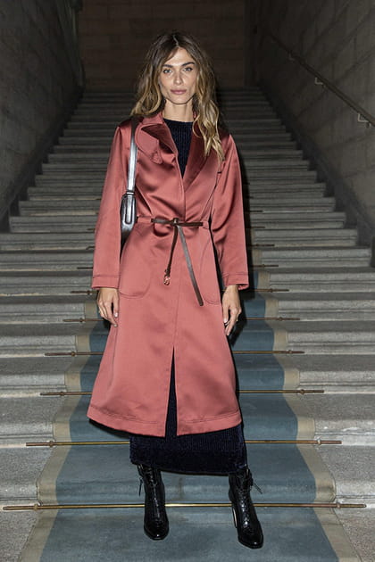 Elisa Sednaoui&nbsp;au d&eacute;fil&eacute; Giorgio Armani