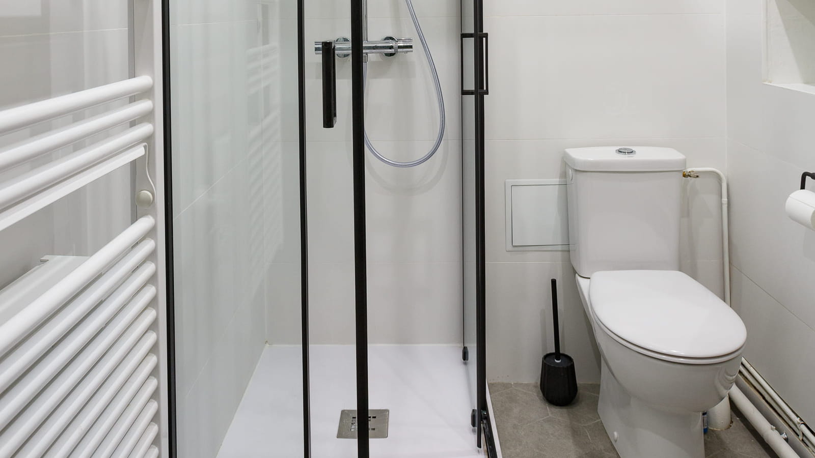 Salle de bains après