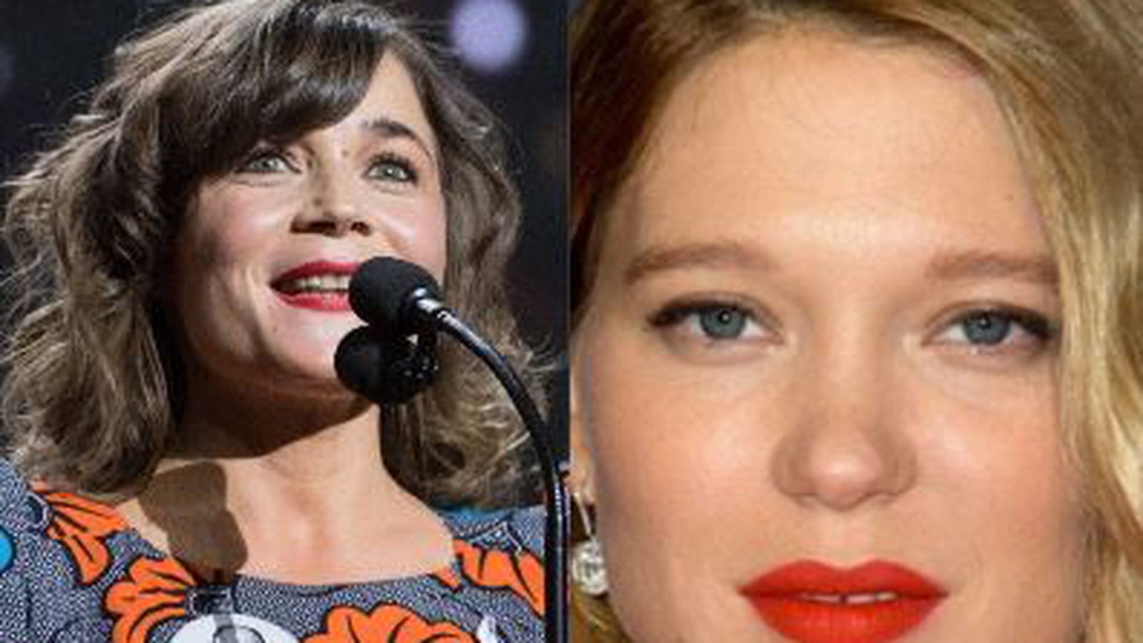 Blanche Gardin et Léa Seydoux